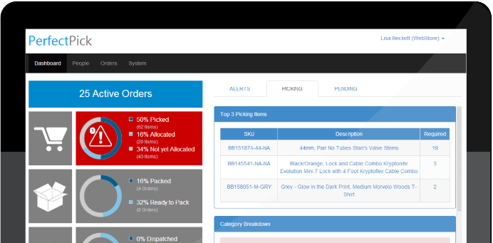 PerfectPick Web Portal